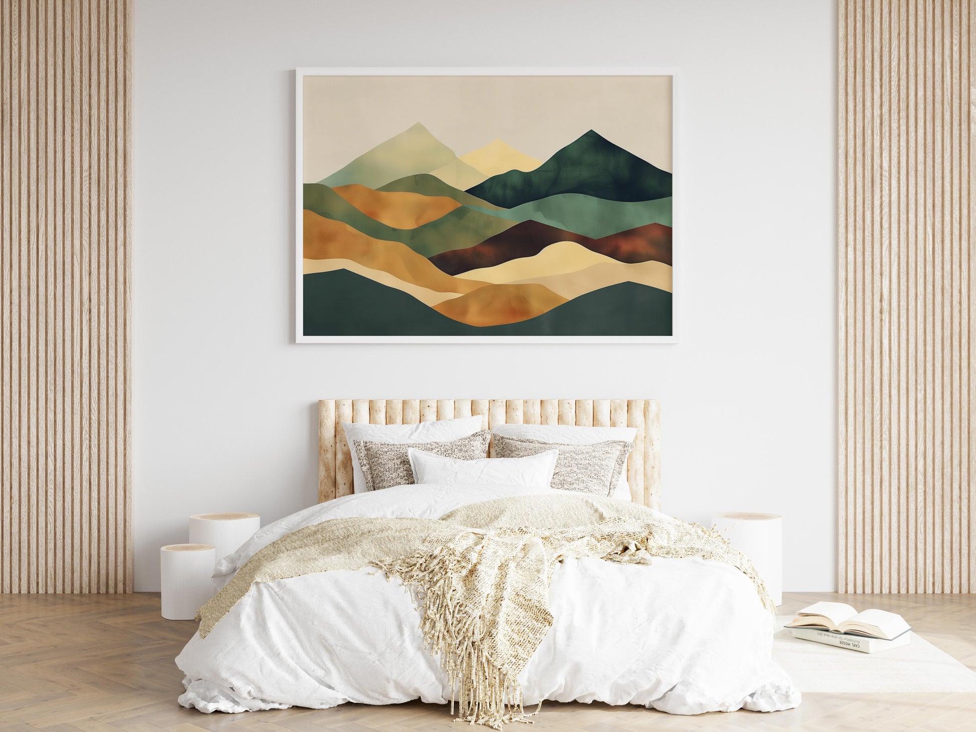 Mountain Whisper by Alejandra Navarro- Connection with Nature, Surrealism, Modernist Sensibility, Valencia, Tranquil Landscape