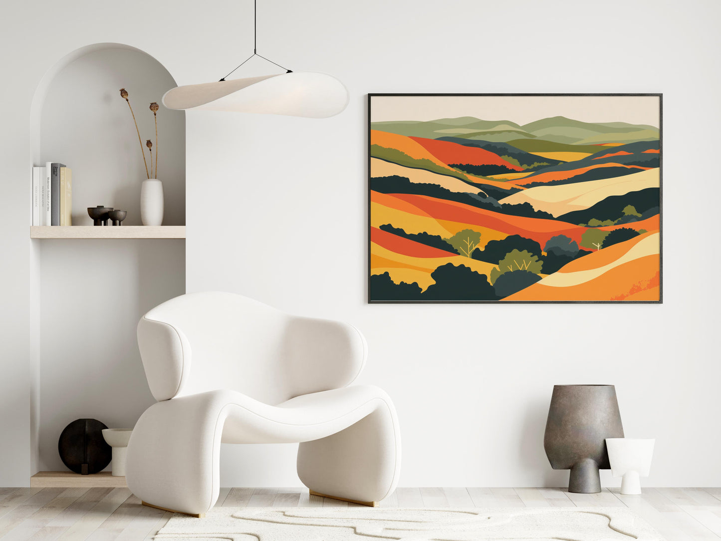 Geometric Harmony in the Texas Hill Country- Stylish Living, Wall Art, Interior Design, Contemporary Artists, Retreat