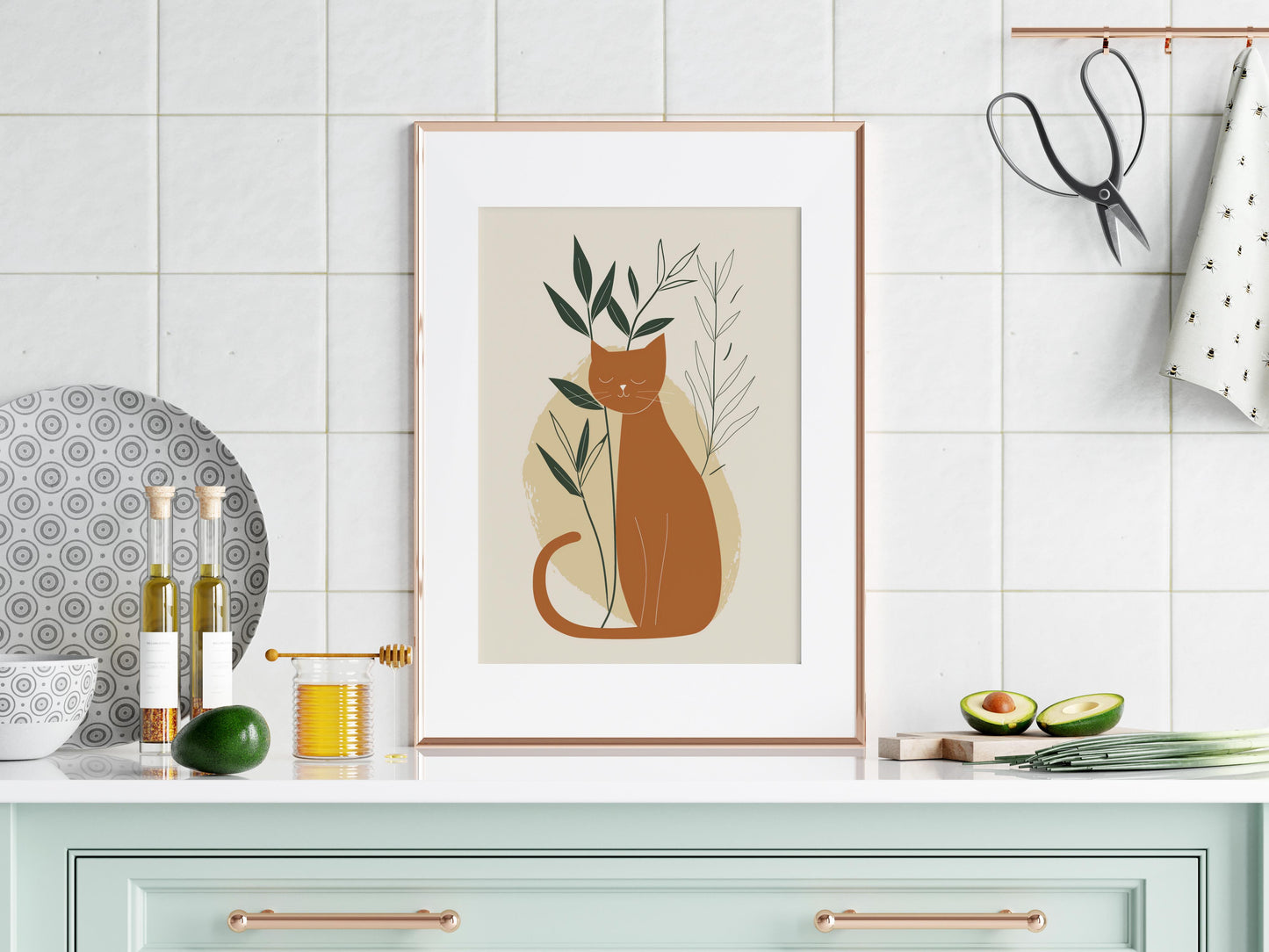 Gentle Repose in Earthy Tones- Wall decor, Modern decoration, Italian artist, Organic shape, Lorenzo Casella