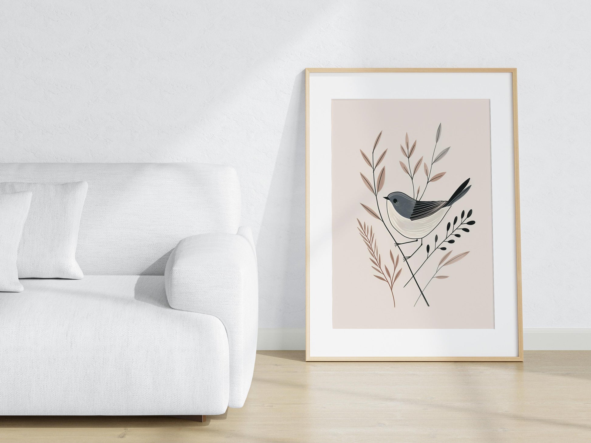 Gentle Feathered Harmony- geometry, space, harmony, simplicity, soothing