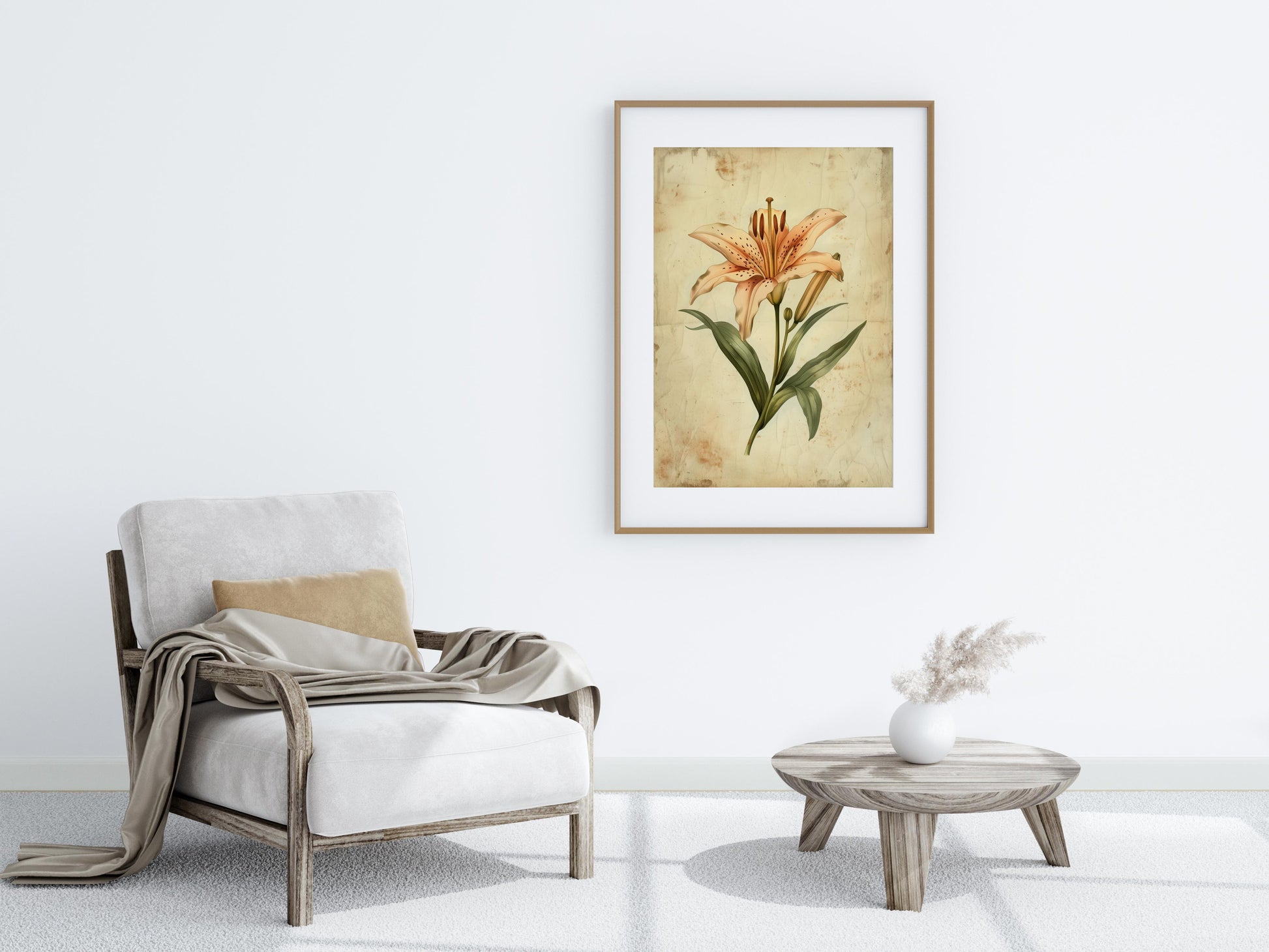 Floral Elegance: The Lily by Emilia Florentina- plant life, Baroque, rich in detail, Emilia Florentina, Renaissance