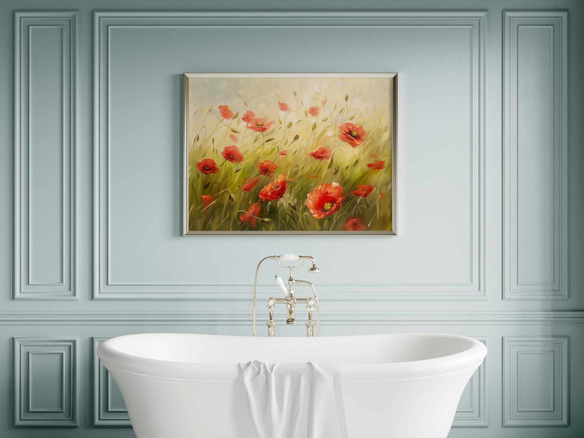 Poppy Field in the Breeze- poppies, Iberia, dynamic nature, joie de vivre, Eliana Costa