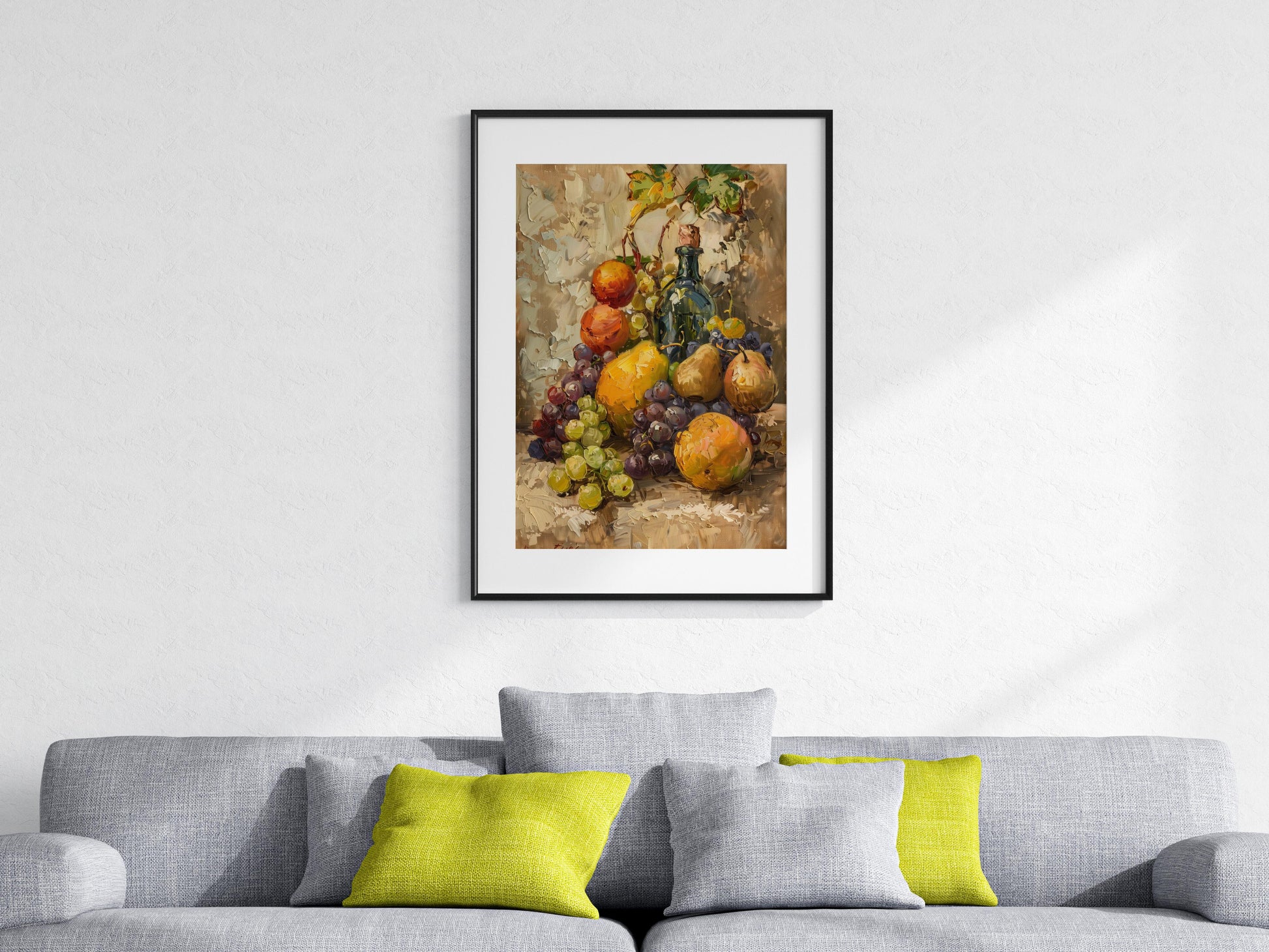 Fertile Heritage: An Ode to Abundance- vibrant colors, Modernism, Mexican art, 20th century, fruit still life