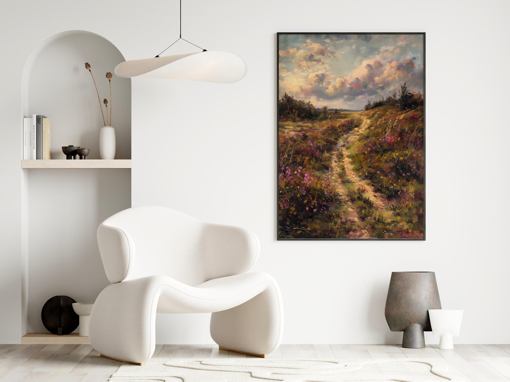 Summer Stroll Through the Heathland- play of light, art collection, tranquility, harmony, color splendor