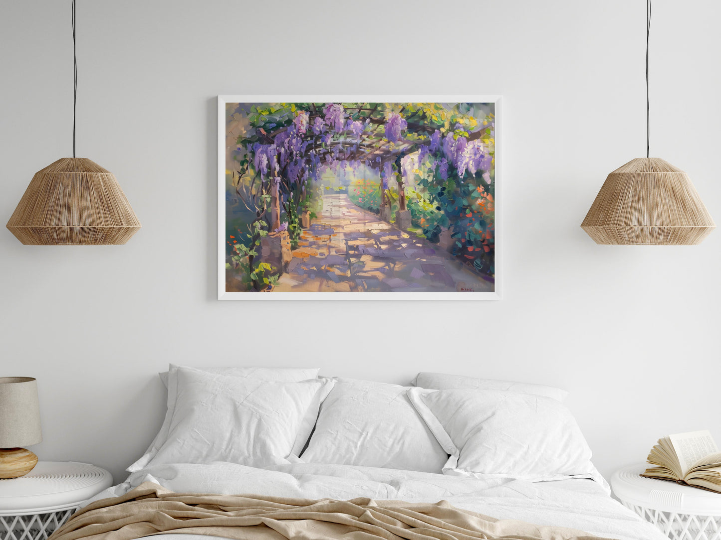 Lichtspiel unter den Glyzinien- abstract, wisteria, art print, Portugal, Eliana Costa