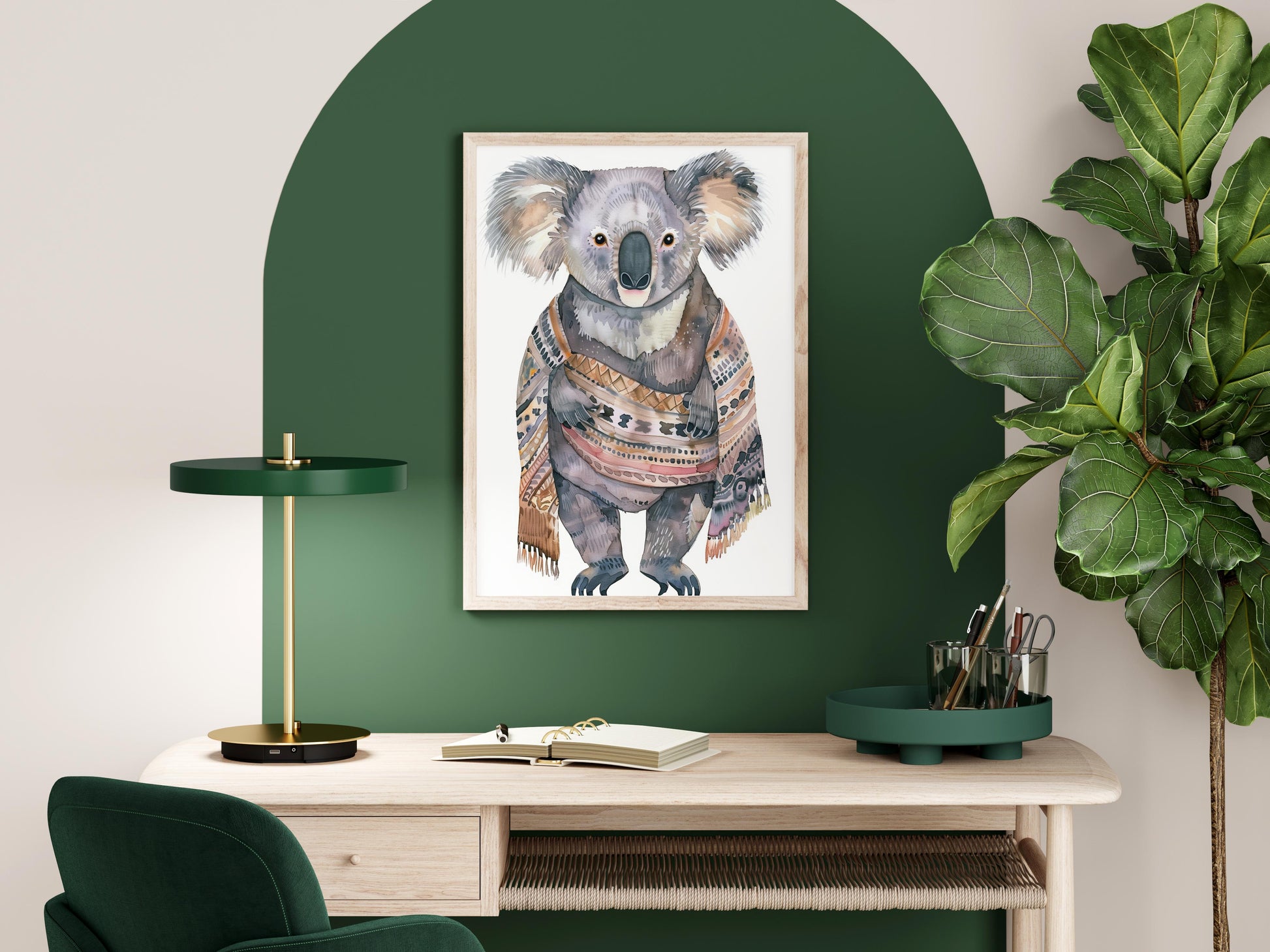 Mystical Koala of the North- Norway, koala, mythical motifs, modern fairy tales, anthropomorphic