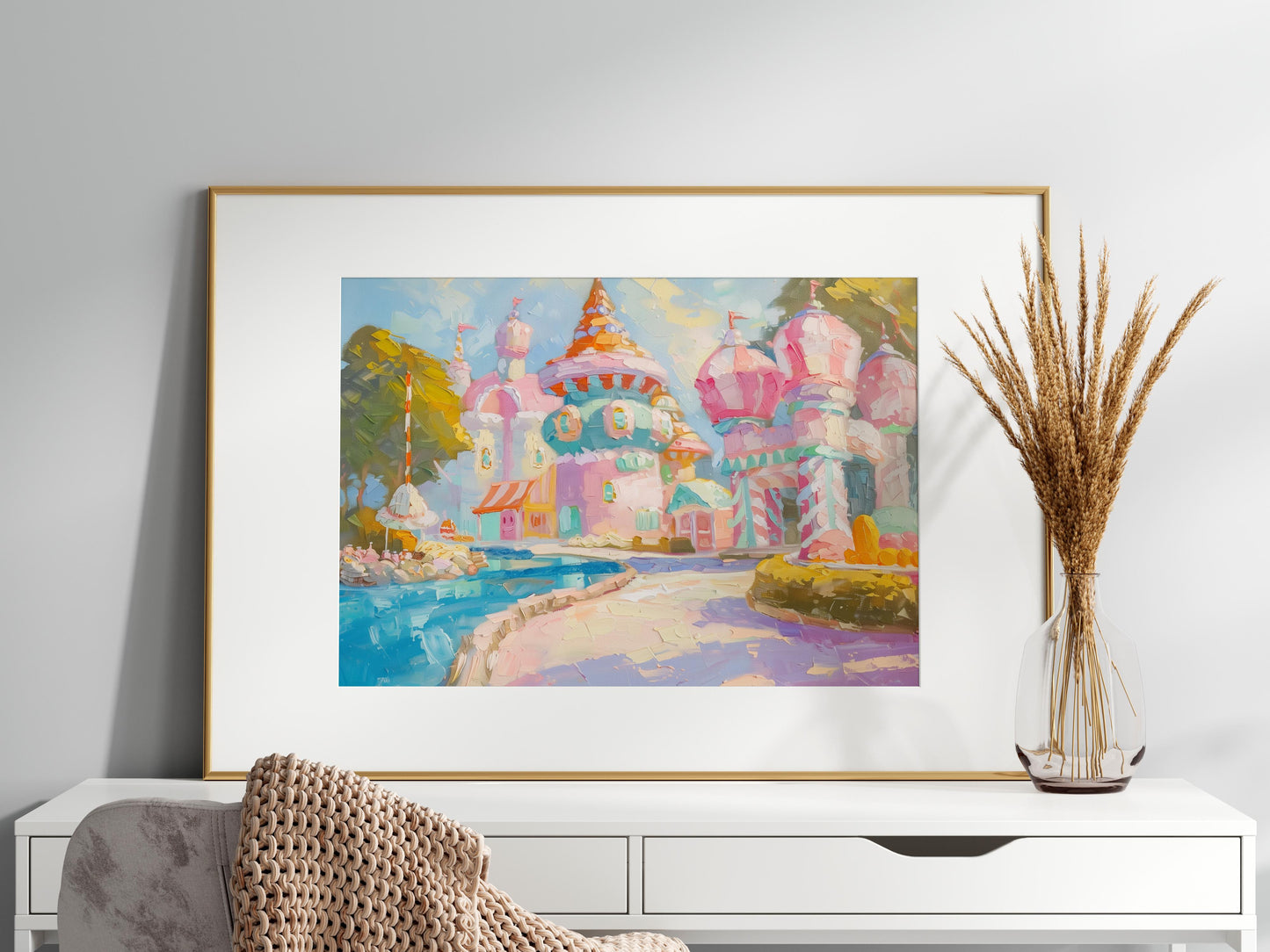 Zuckersüße Träumerei- Interior decoration, Coastal landscapes, Childhood memories, Italian painters, Decorative art