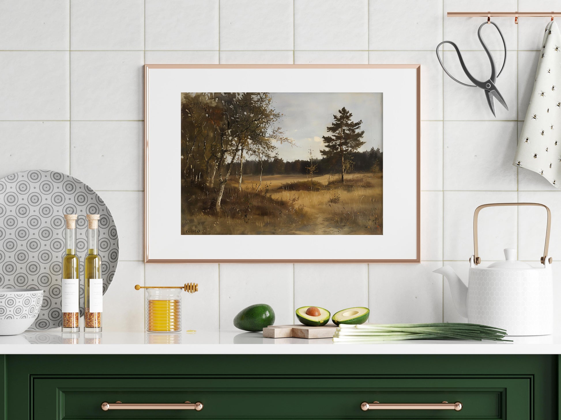 Autumnal Serenity in the Lüneburg Heath- American realism, Mariana Silvers, contemporary art, photorealism, depiction of nature