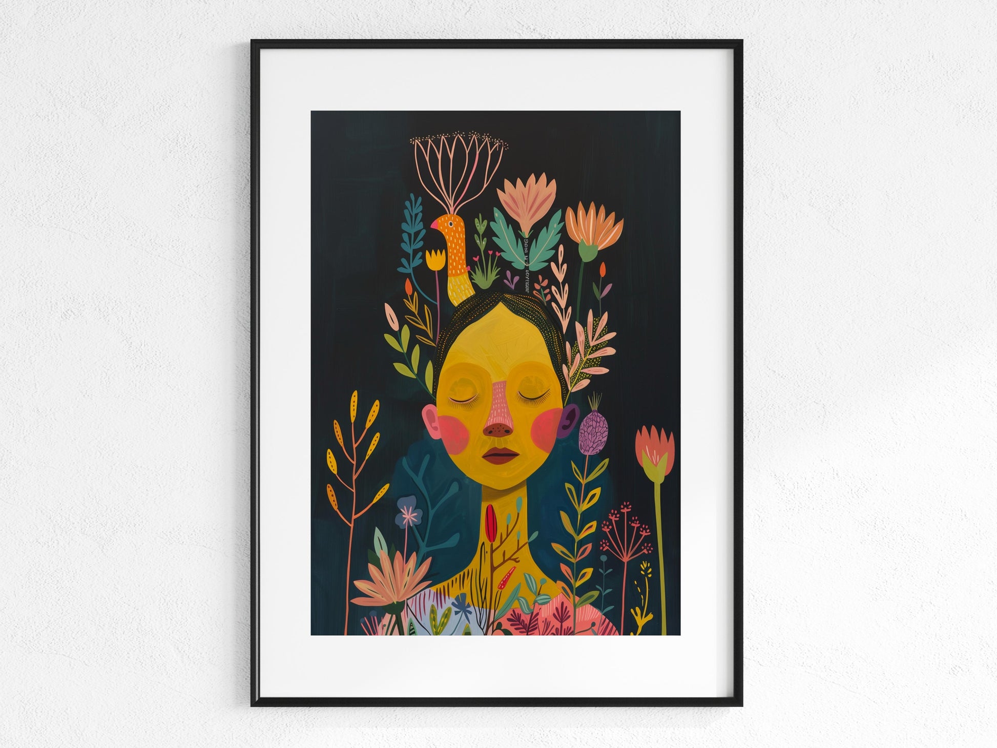 Floral Poetics of Silence- Silence, Meditation, Botany, Art Deco, Minimalism